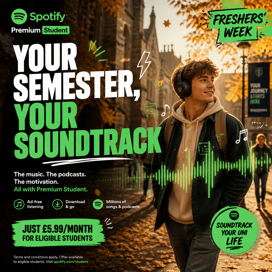 Instagram single post preview: Your Semester, Your Soundtrack